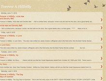 Tablet Screenshot of foreverahillbilly.blogspot.com