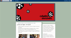 Desktop Screenshot of cidadesinvisiveispontao.blogspot.com