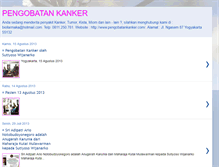 Tablet Screenshot of pengobatankanker.blogspot.com