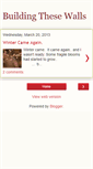 Mobile Screenshot of buildinglittlewalls.blogspot.com
