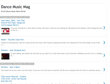 Tablet Screenshot of dancemusicmag.blogspot.com