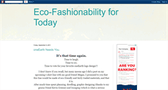 Desktop Screenshot of eco-fashionabilityfortoday.blogspot.com