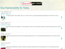Tablet Screenshot of eco-fashionabilityfortoday.blogspot.com