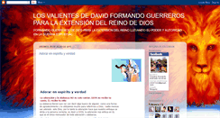 Desktop Screenshot of ministeriodejveneslosvalientesdedavid.blogspot.com