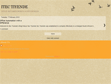 Tablet Screenshot of itectiyende.blogspot.com