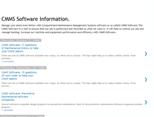 Tablet Screenshot of cmmssoftware-info.blogspot.com