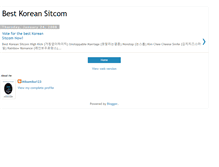 Tablet Screenshot of bestkoreansitcom.blogspot.com