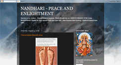 Desktop Screenshot of nandhari.blogspot.com