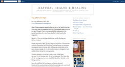 Desktop Screenshot of naturalhealthhealing.blogspot.com