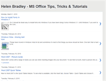 Tablet Screenshot of hbradley-msoffice.blogspot.com