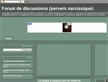 Tablet Screenshot of forum-pervers-narcissique.blogspot.com