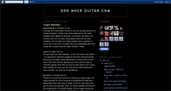 Desktop Screenshot of donmockguitar.blogspot.com