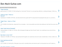 Tablet Screenshot of donmockguitar.blogspot.com