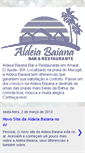 Mobile Screenshot of aldeiabaiana.blogspot.com