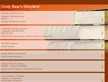 Tablet Screenshot of cindybearsstoryland.blogspot.com