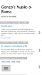 Mobile Screenshot of gonzosmusicorama.blogspot.com
