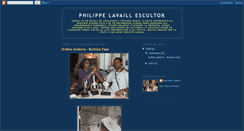 Desktop Screenshot of philippelavaillescultor.blogspot.com