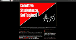 Desktop Screenshot of collettivostudentescosottobanco.blogspot.com