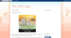 Desktop Screenshot of 33rdsage.blogspot.com