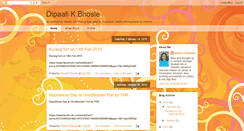 Desktop Screenshot of dipaali.blogspot.com