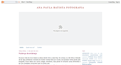 Desktop Screenshot of anapaulabatistafotografia.blogspot.com