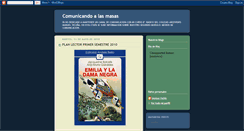 Desktop Screenshot of comunicandoalasmasas.blogspot.com