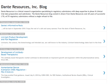 Tablet Screenshot of danteresources.blogspot.com