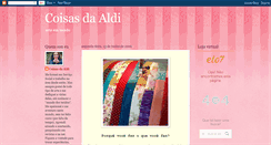 Desktop Screenshot of coisasdaaldi.blogspot.com