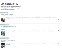 Tablet Screenshot of carinsurance-180.blogspot.com