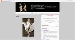 Desktop Screenshot of bruxafeminina.blogspot.com