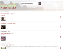 Tablet Screenshot of ablogforstuff.blogspot.com