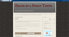 Desktop Screenshot of deathofasweettooth.blogspot.com
