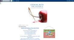 Desktop Screenshot of 2sisterscook.blogspot.com