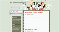Desktop Screenshot of goldentrianglebazaar.blogspot.com