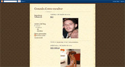 Desktop Screenshot of gonzalocores-escultor.blogspot.com