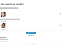 Tablet Screenshot of gonzalocores-escultor.blogspot.com