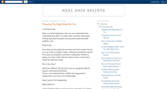 Desktop Screenshot of heelshinsplints.blogspot.com