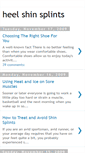 Mobile Screenshot of heelshinsplints.blogspot.com
