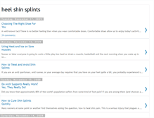 Tablet Screenshot of heelshinsplints.blogspot.com
