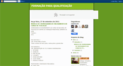 Desktop Screenshot of formacaoparaqualificacao.blogspot.com