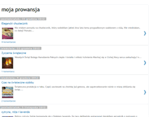Tablet Screenshot of mojaprowansja.blogspot.com
