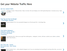 Tablet Screenshot of getyourwebsitetraffic.blogspot.com
