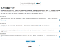 Tablet Screenshot of elmundodechii.blogspot.com