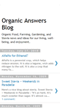 Mobile Screenshot of organicanswers.blogspot.com