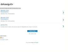 Tablet Screenshot of jose-dekaseguitv.blogspot.com
