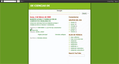 Desktop Screenshot of decienciasde.blogspot.com