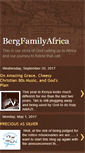 Mobile Screenshot of bergfamilyafrica.blogspot.com