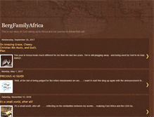 Tablet Screenshot of bergfamilyafrica.blogspot.com