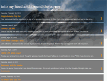 Tablet Screenshot of intomyheadandaroundthecorner.blogspot.com