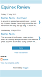 Mobile Screenshot of equinexreview.blogspot.com